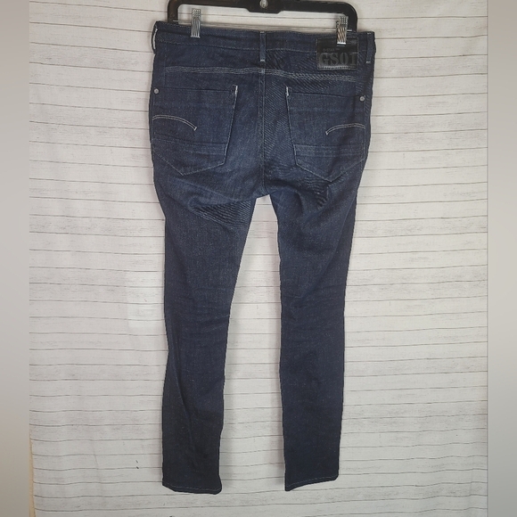 GSTAR DENIM NEW RADAR HIGH WAIST SKINNY DENIM, sz 30x30 - Picture 7 of 15